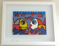 Quadro Romero Britto 20 X 25 - Deep Down